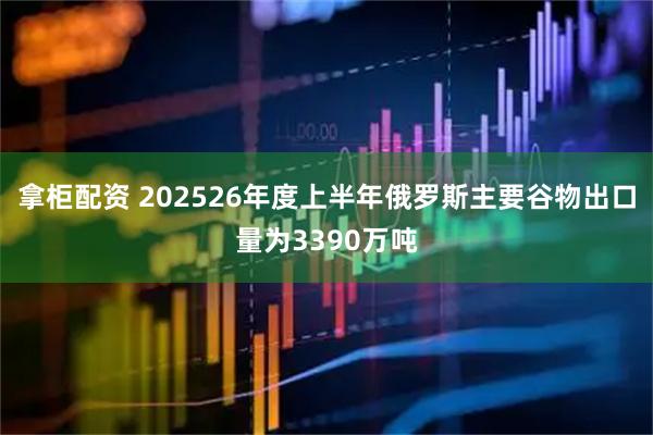 拿柜配资 202526年度上半年俄罗斯主要谷物出口量为3390万吨