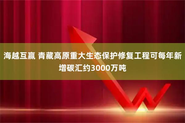 海越互赢 青藏高原重大生态保护修复工程可每年新增碳汇约3000万吨